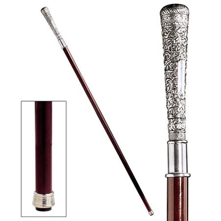 DESIGN TOSCANO The Padrone Collection: Bachelor Pewter Walking Stick PA1097